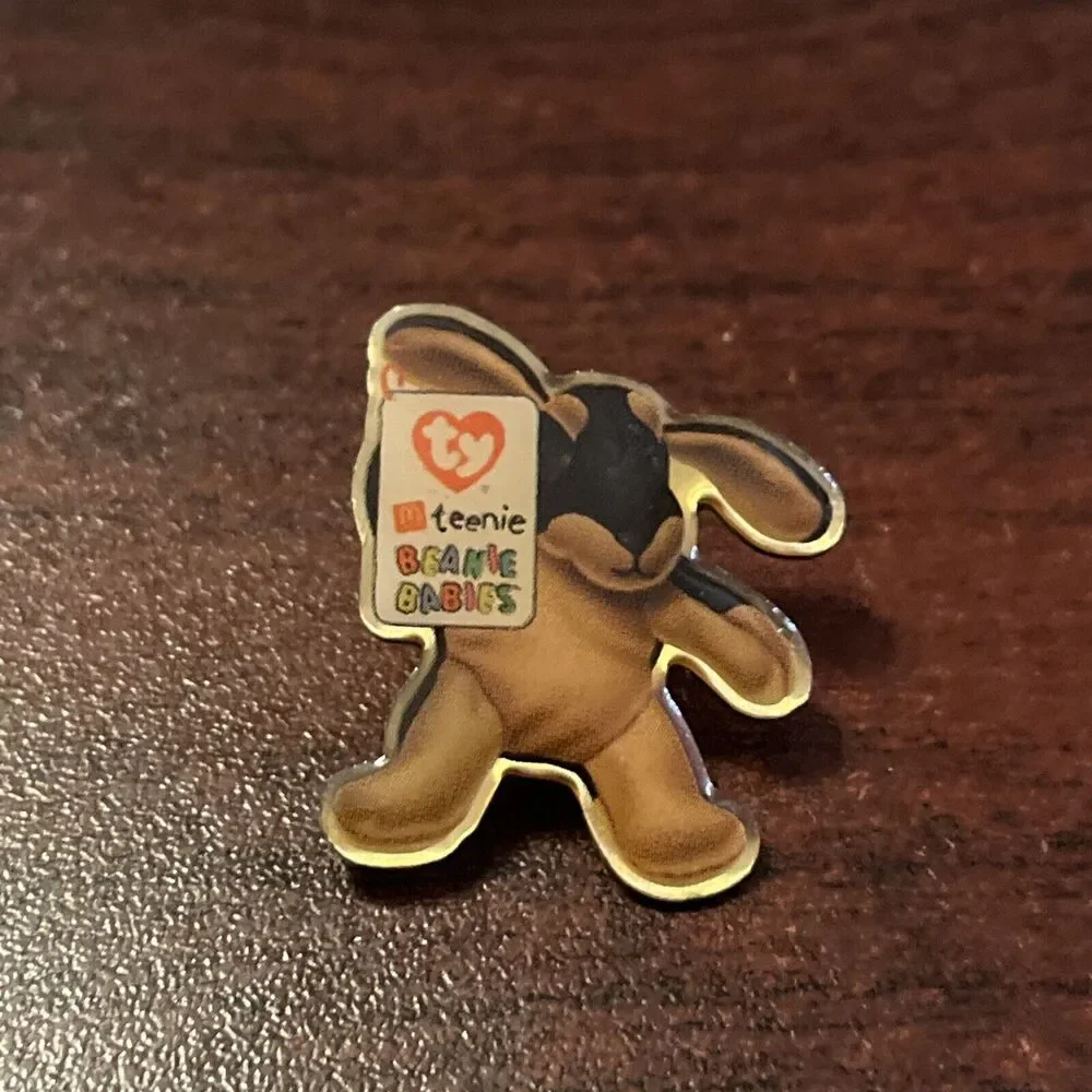 McDonald’s Ty Teenie Beanie Babies Dog Employee‎ Lapel Hat Pin